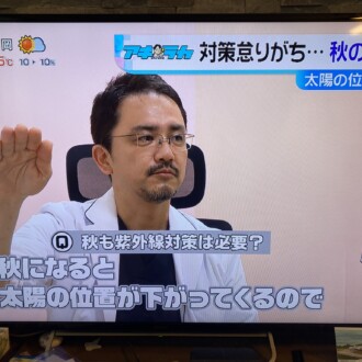 テレビの取材を受けました